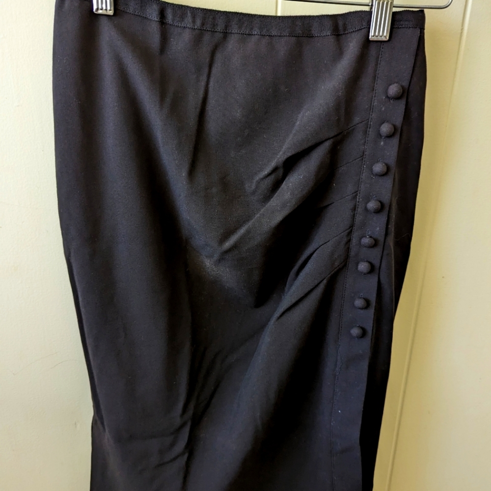 NY & Co 🖤 Black Side-button pencil skirt